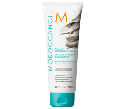 Тонирующая маска Платина - Moroccanoil Color Depositing Mask Platinum 202832